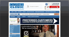 Desktop Screenshot of clothesclinic.com